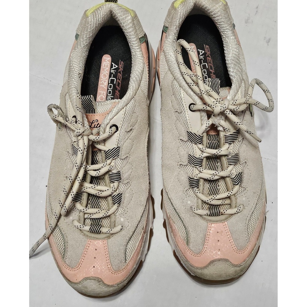 Skechers D Lites Running Shoes Air Cooled Memory Foam‎ Lace Up Womens Size 10